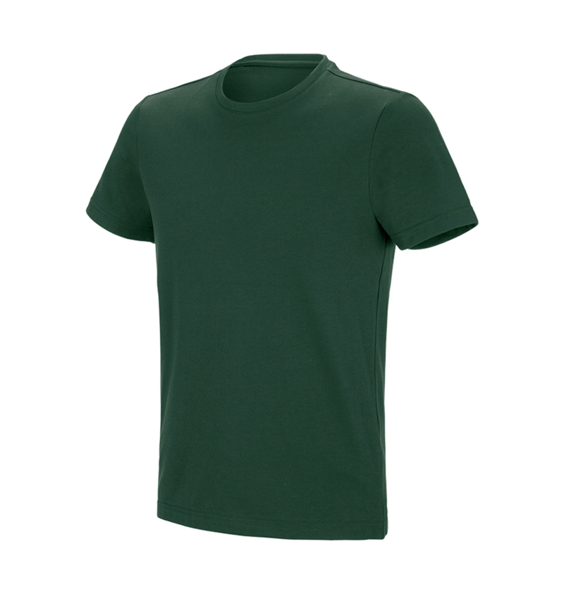 Shirts & Co.: e.s. Funktions T-Shirt poly cotton + grün 2