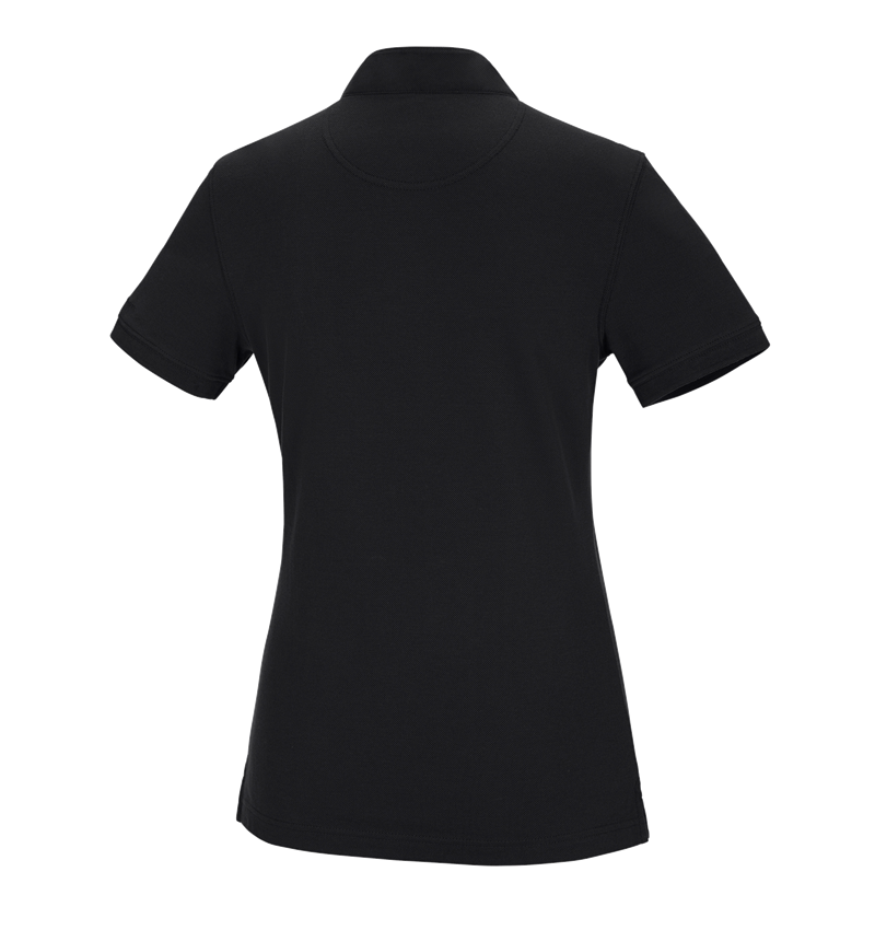 Shirts & Co.: e.s. Polo-Shirt cotton Mandarin, Damen + schwarz 4