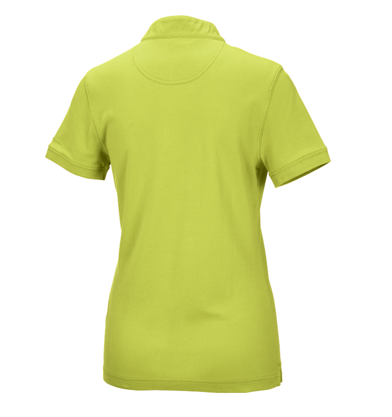 Shirts & Co.: e.s. Polo-Shirt cotton Mandarin, Damen + maigrün 1