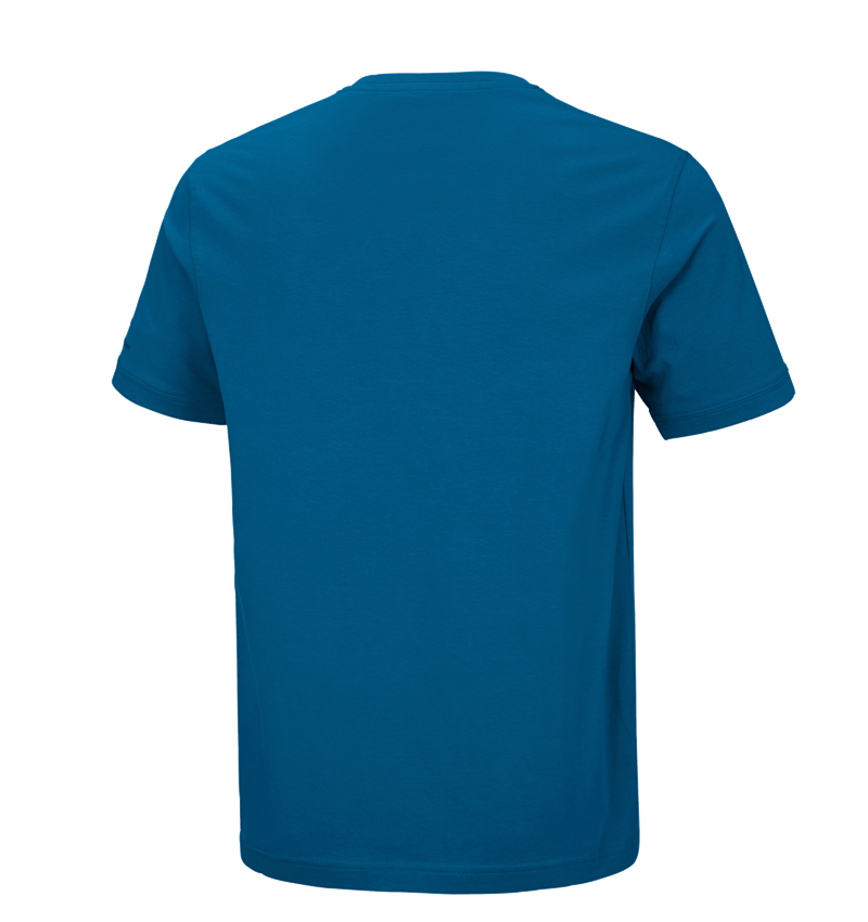Shirts & Co.: e.s. T-Shirt cotton stretch V-Neck + atoll 3