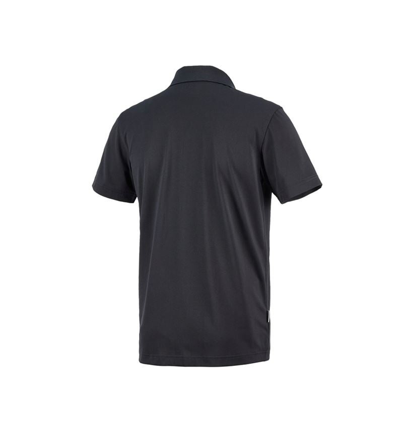 Shirts & Co.: e.s. Funktions Polo-Shirt poly Silverfresh + graphit 1