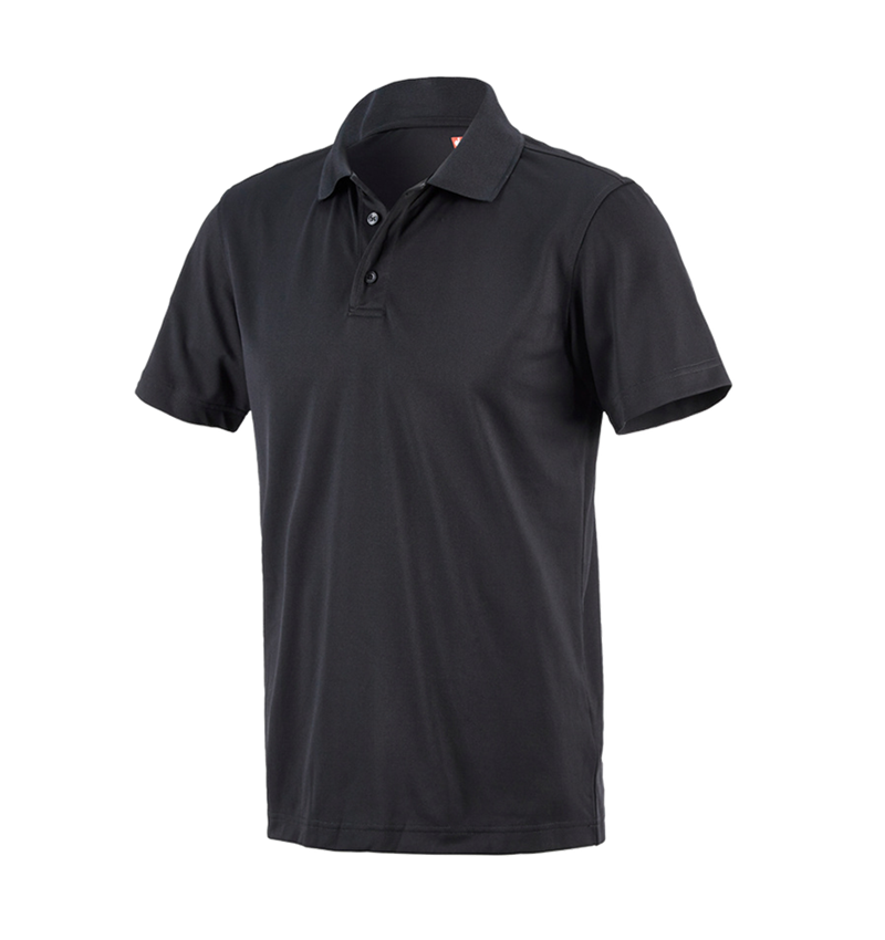 Shirts & Co.: e.s. Funktions Polo-Shirt poly Silverfresh + graphit