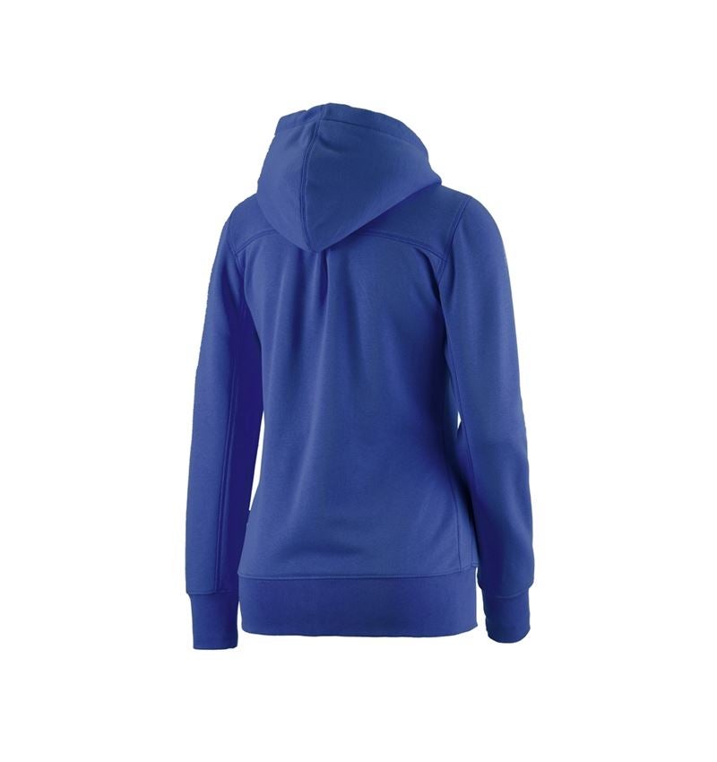 Shirts & Co.: e.s. Hoody-Sweatjacke poly cotton, Damen + kornblau 2
