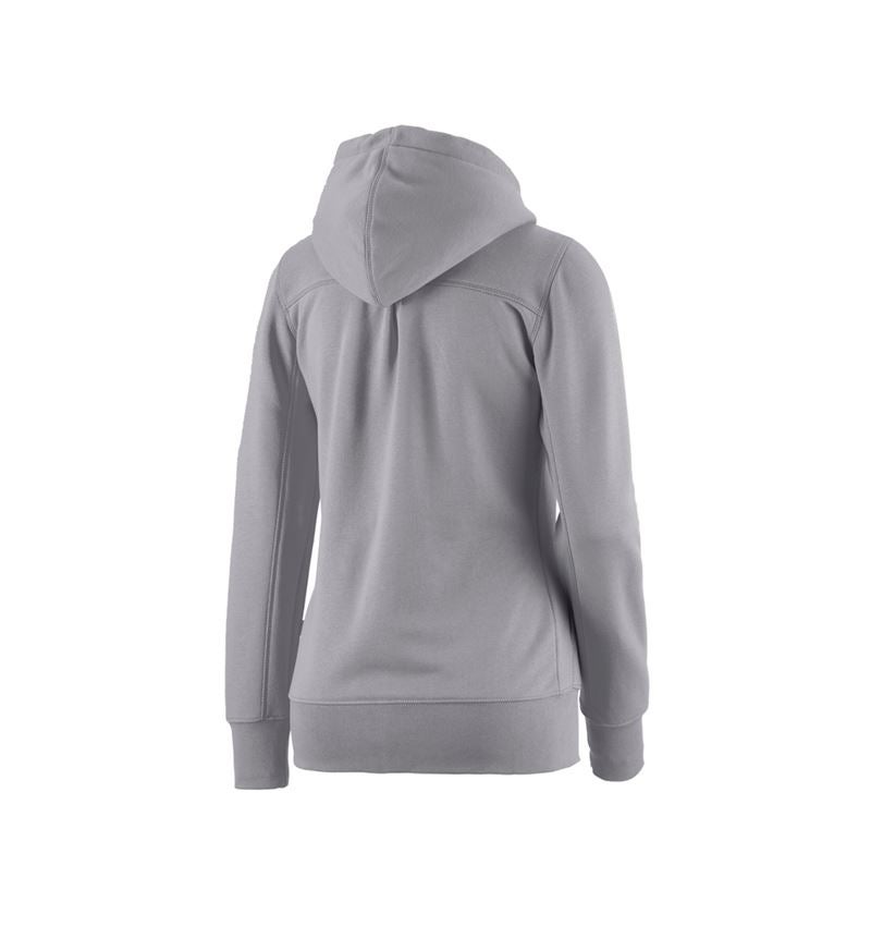Shirts & Co.: e.s. Hoody-Sweatjacke poly cotton, Damen + platin 2