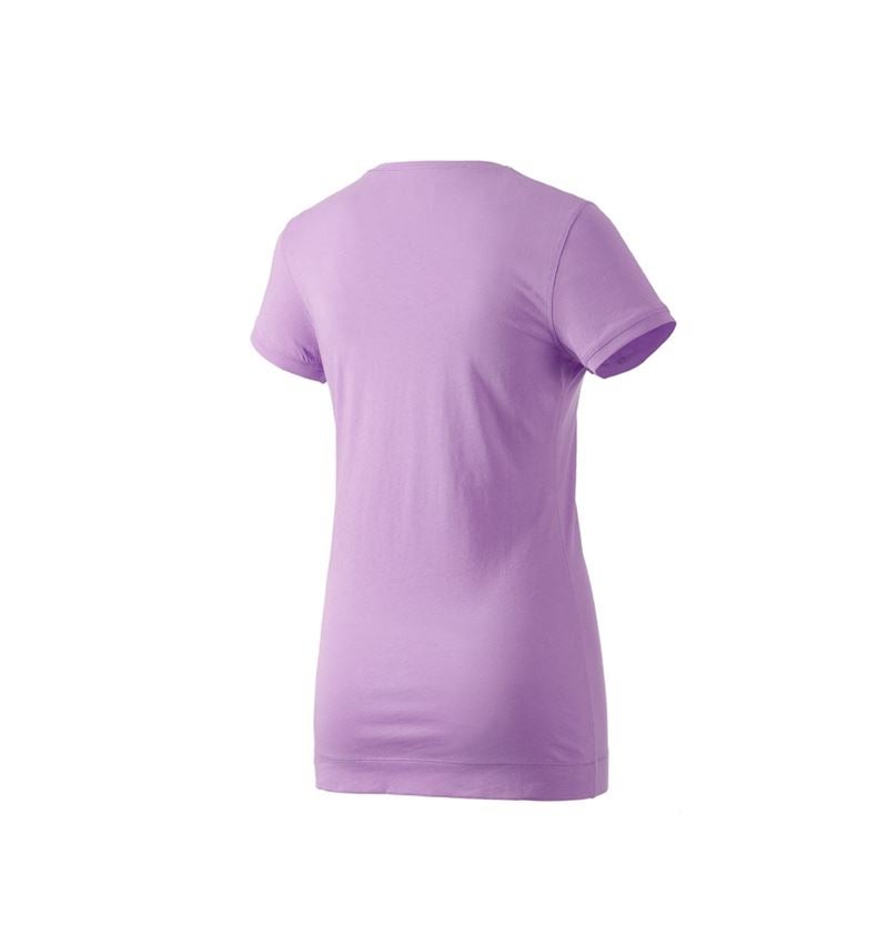 Shirts & Co.: e.s. Long-Shirt cotton, Damen + lavendel 1
