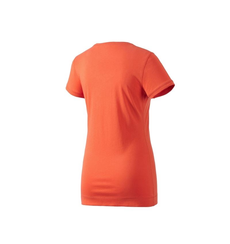 Shirts & Co.: e.s. Long-Shirt cotton, Damen + nektarine 2