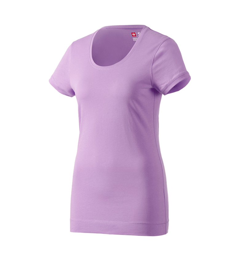 Shirts & Co.: e.s. Long-Shirt cotton, Damen + lavendel