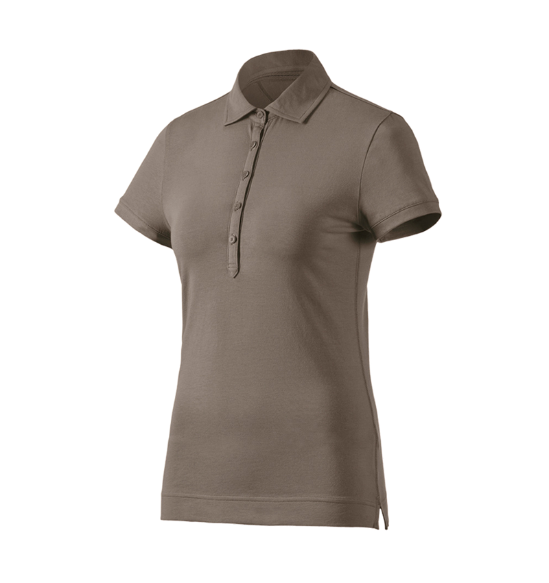 Shirts & Co.: e.s. Polo-Shirt cotton stretch, Damen + stein 2