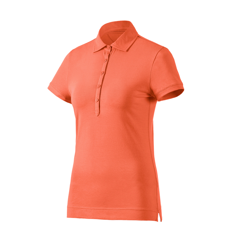 Shirts & Co.: e.s. Polo-Shirt cotton stretch, Damen + nektarine 2