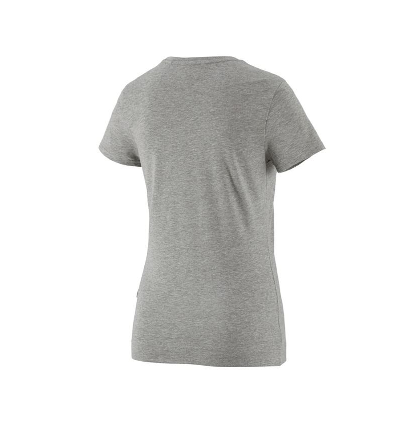 Shirts & Co.: e.s. T-Shirt cotton stretch, Damen + graumeliert 5