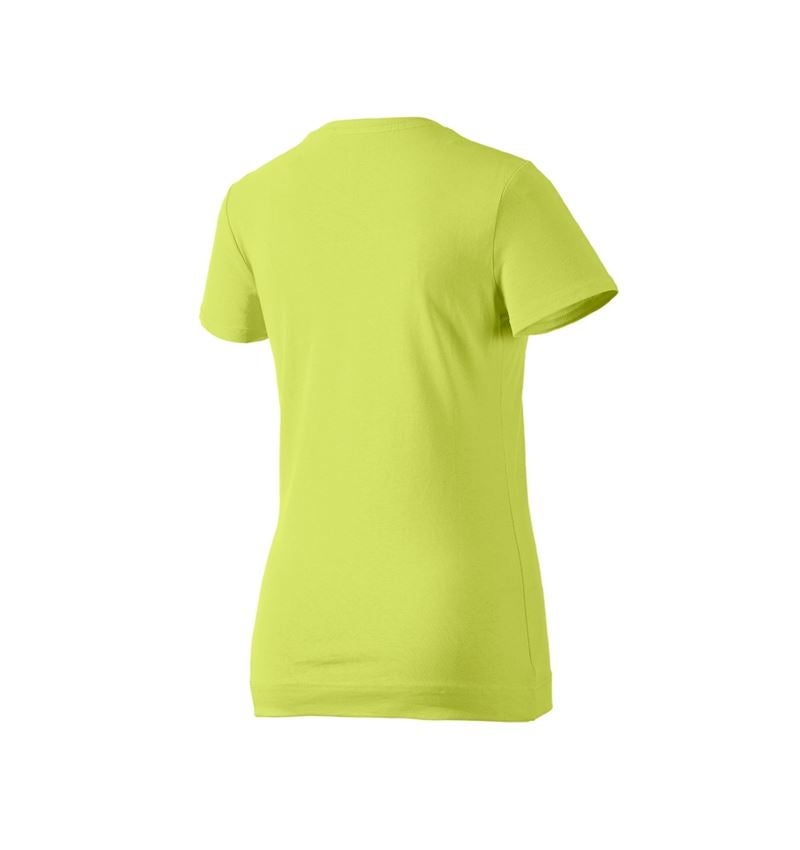 Shirts & Co.: e.s. T-Shirt cotton stretch, Damen + maigrün 4