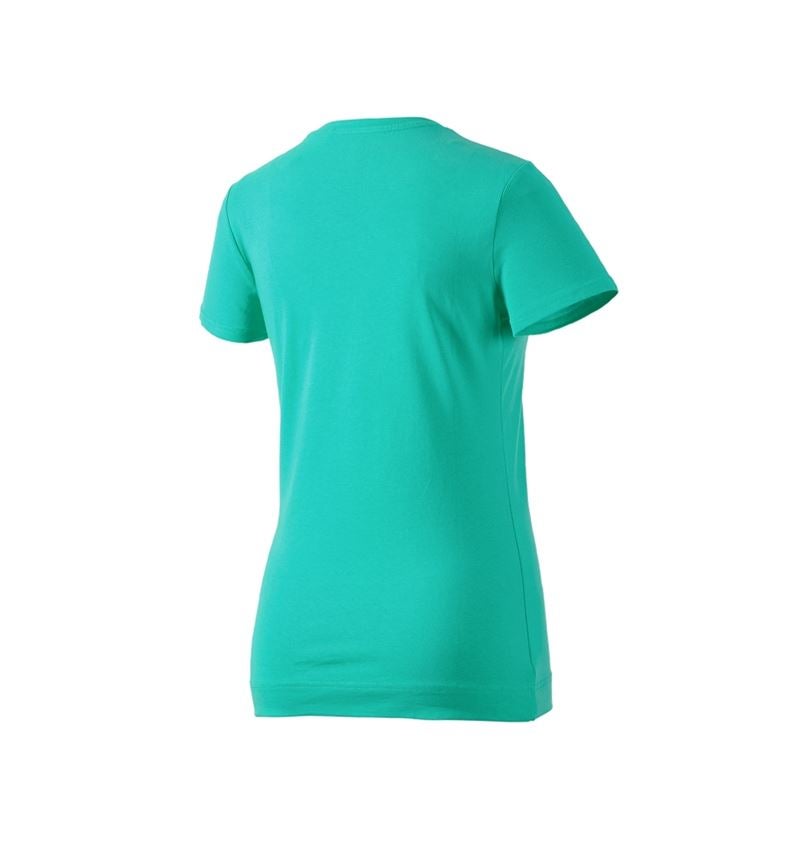 Shirts & Co.: e.s. T-Shirt cotton stretch, Damen + lagune 4