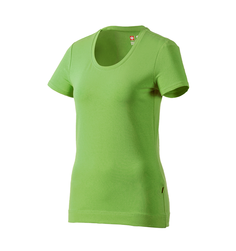 Shirts & Co.: e.s. T-Shirt cotton stretch, Damen + seegrün 3