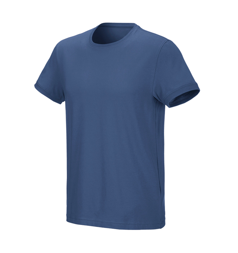 Shirts & Co.: e.s. T-Shirt cotton stretch + kobalt 3