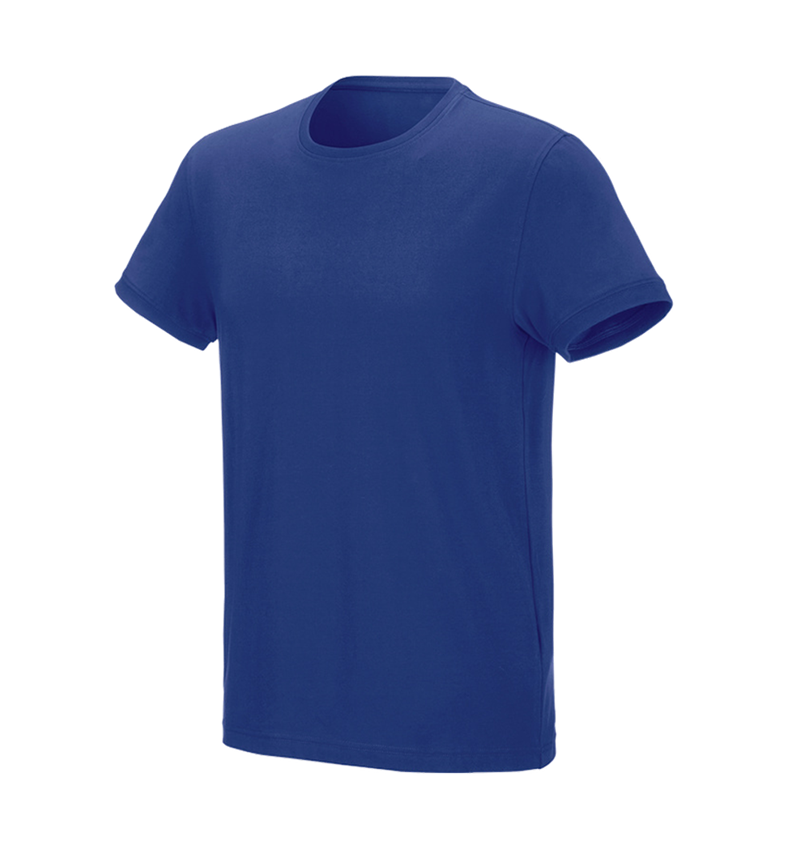 Shirts & Co.: e.s. T-Shirt cotton stretch + kornblau 2
