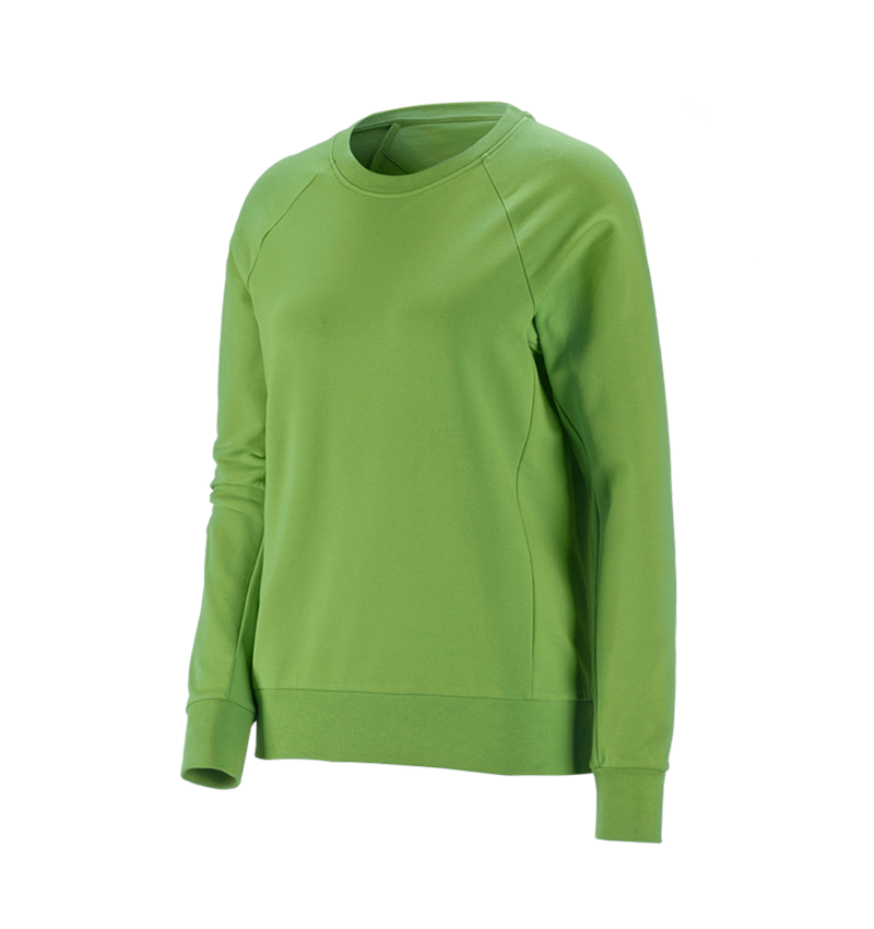Shirts & Co.: e.s. Sweatshirt cotton stretch, Damen + seegrün 3