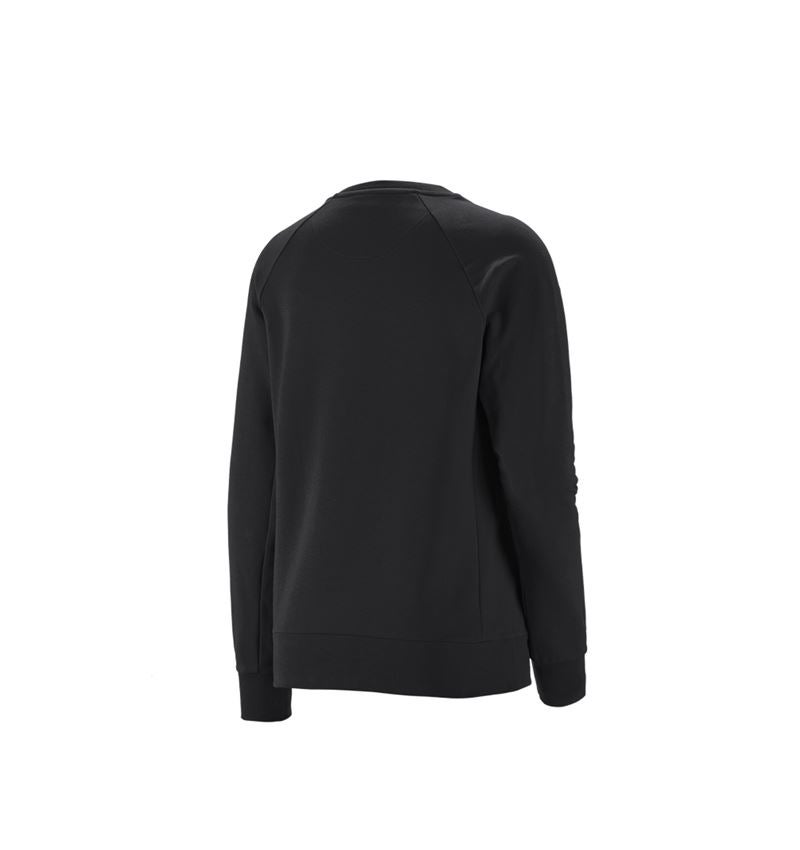 Shirts & Co.: e.s. Sweatshirt cotton stretch, Damen + schwarz 6