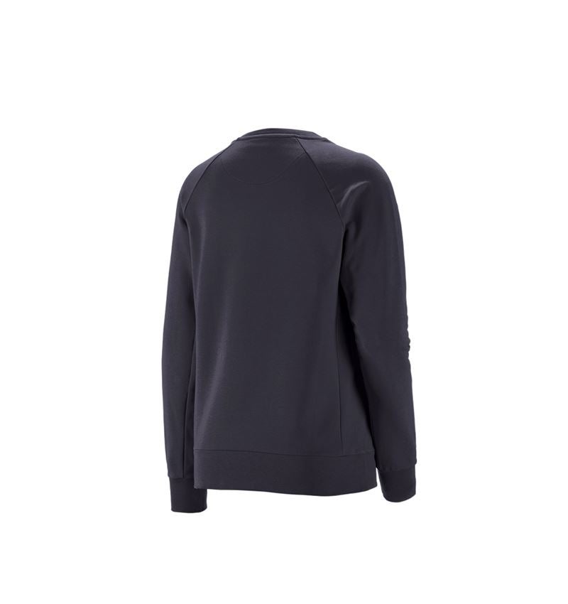 Shirts & Co.: e.s. Sweatshirt cotton stretch, Damen + dunkelblau 4