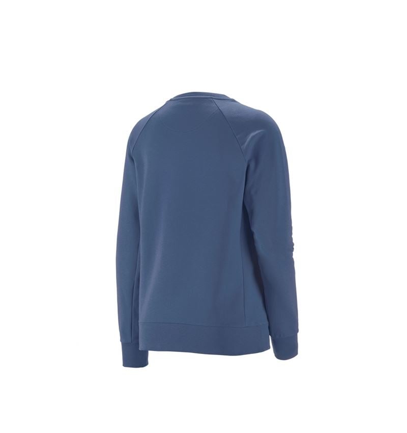 Shirts & Co.: e.s. Sweatshirt cotton stretch, Damen + kobalt 3