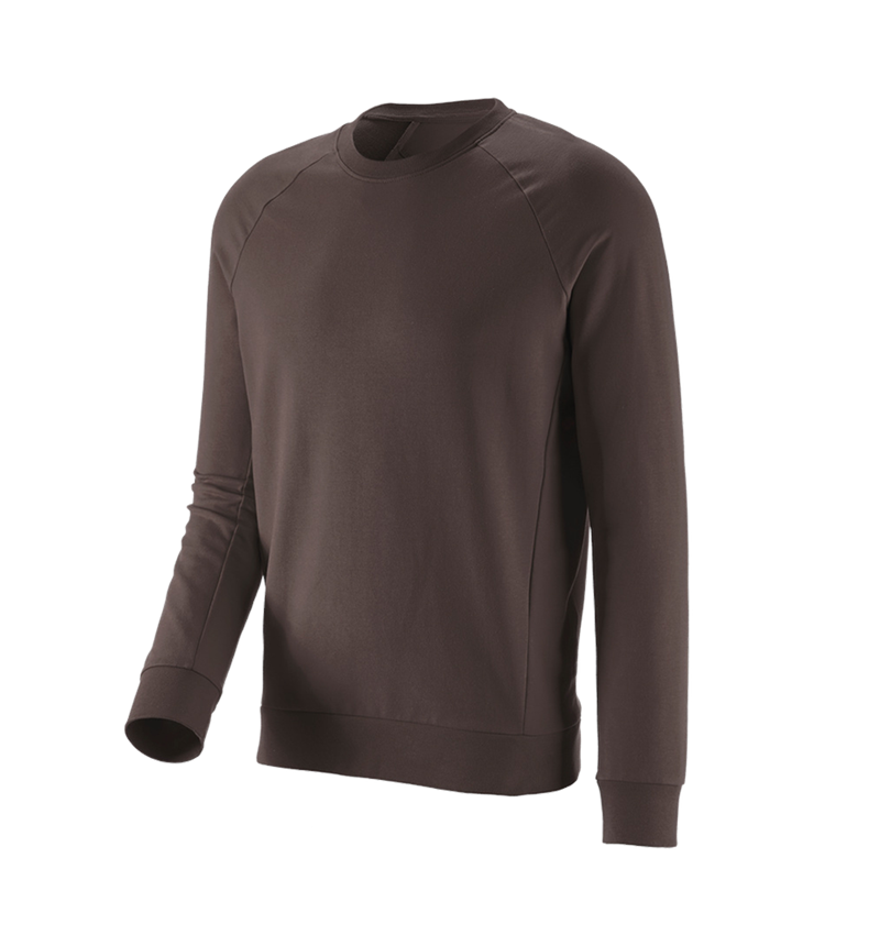 Shirts & Co.: e.s. Sweatshirt cotton stretch + kastanie 5