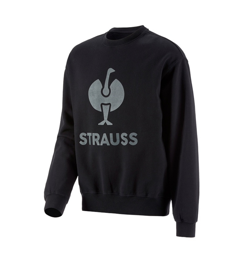 Shirts & Co.: Oversize Sweatshirt e.s.motion ten + oxidschwarz vintage 3
