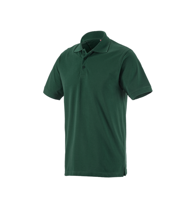 Shirts & Co.: Piqué-Polo e.s.industry + grün