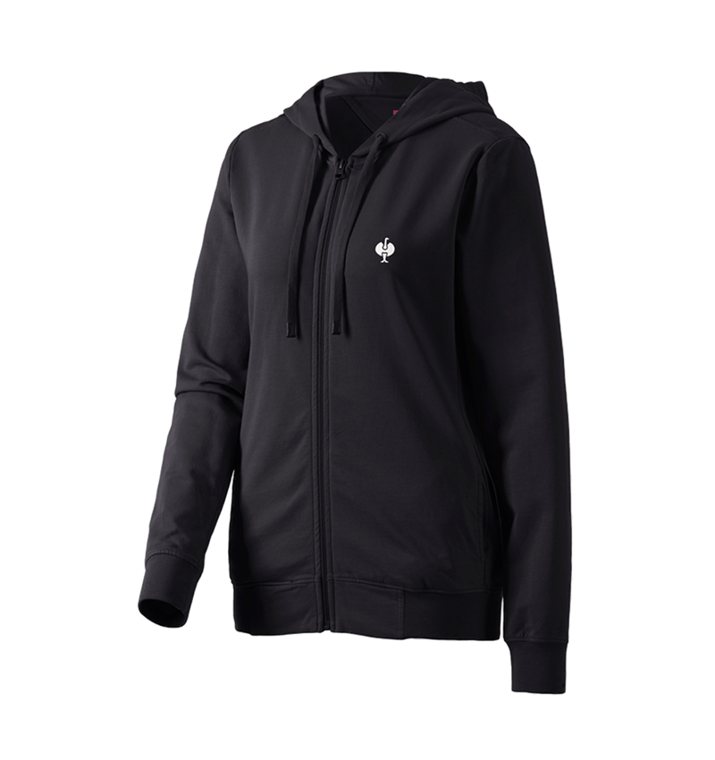 Shirts & Co.: Kapuzensweatjacke e.s.motion ten, Damen + oxidschwarz vintage 2