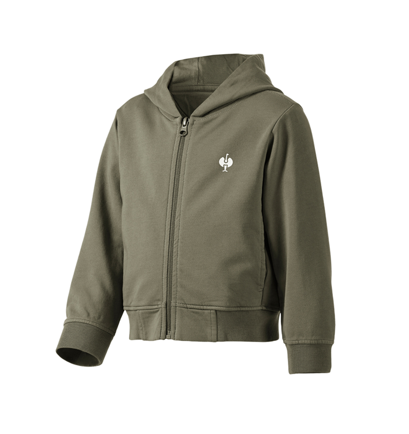 Themen: Kapuzensweatjacke e.s.motion ten, Kinder + moorgrün vintage 2