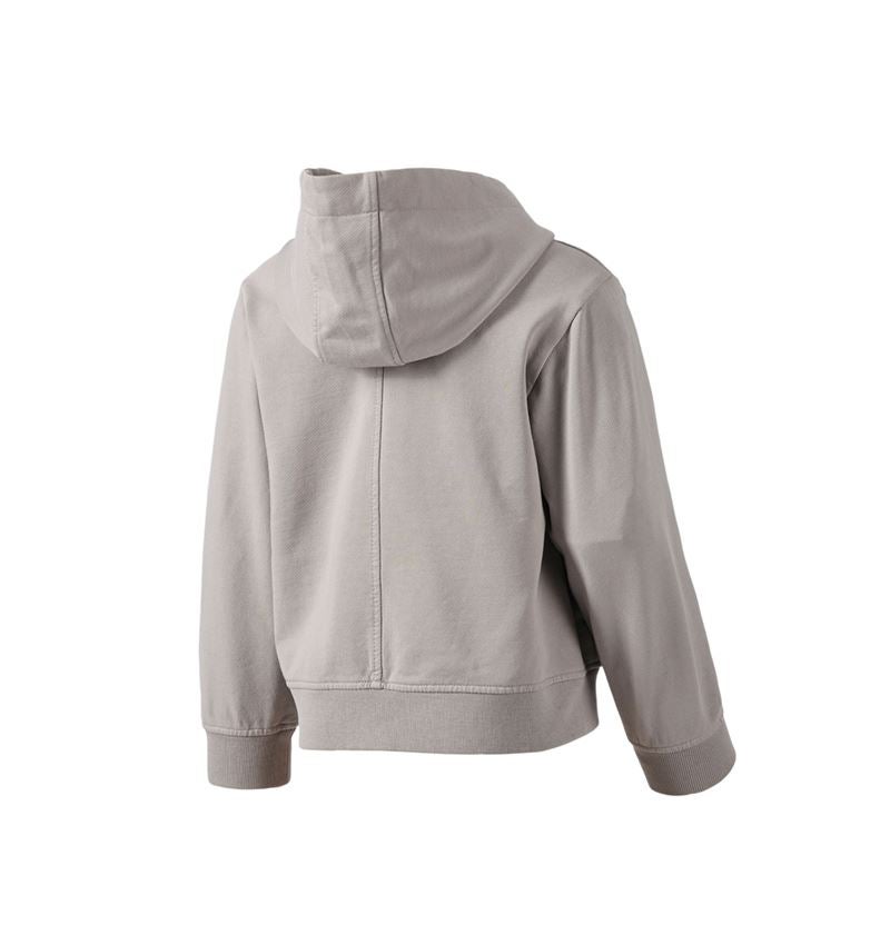 Themen: Kapuzensweatjacke e.s.motion ten, Kinder + opalgrau vintage 3
