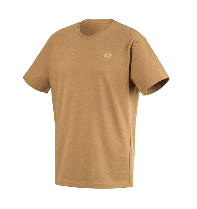 Themen: T-Shirt heavy e.s.iconic + mandelbraun 5
