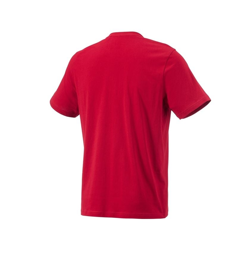 Shirts & Co.: e.s. T-Shirt cotton light + feuerrot 5
