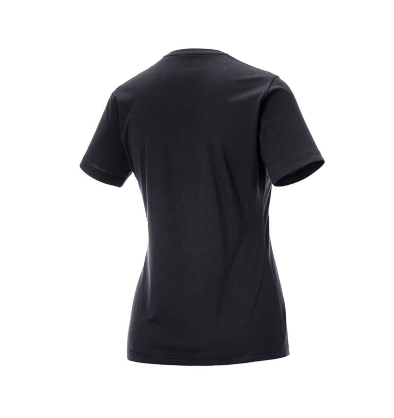 Shirts & Co.: T-Shirt e.s.iconic works, Damen + schwarz 5