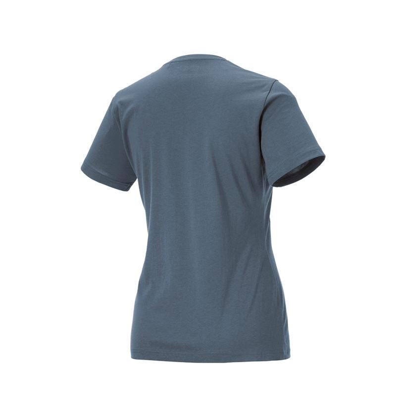Shirts & Co.: T-Shirt e.s.iconic works, Damen + oxidblau 3