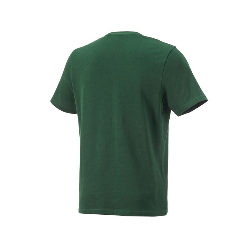 Shirts & Co.: e.s. Piqué-T-Shirt cotton light + grün 7
