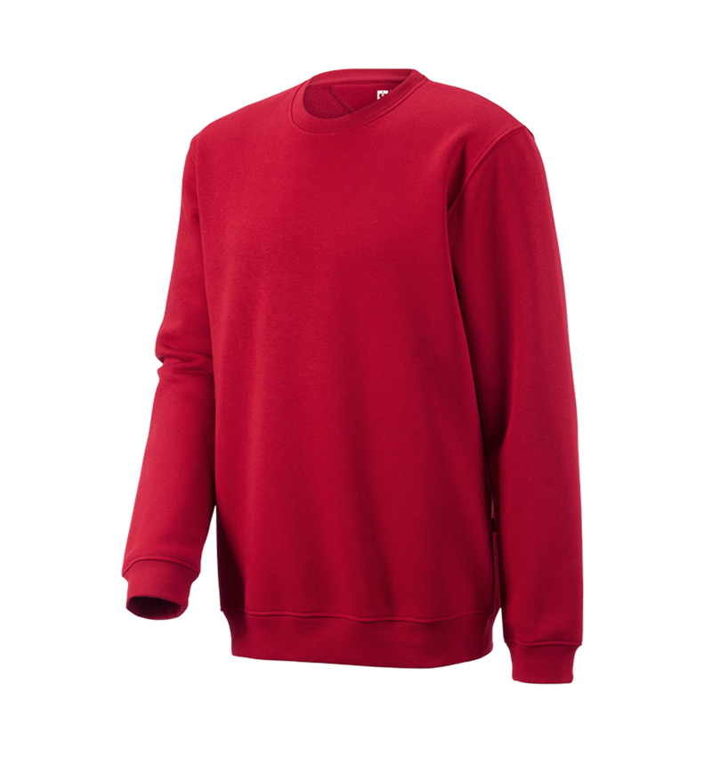 Themen: e.s. Sweatshirt poly cotton, long fit + feuerrot 4