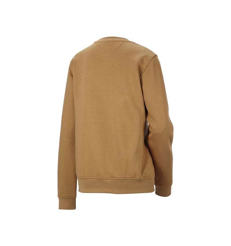 Kleine Geschenke: Sweatshirt e.s.e:pic, Damen + mandelbraun 5
