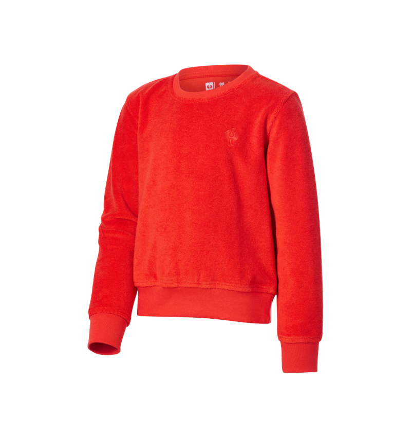 Neuheiten: e.s. Sweatshirt Terry, Kinder + straussrot 3