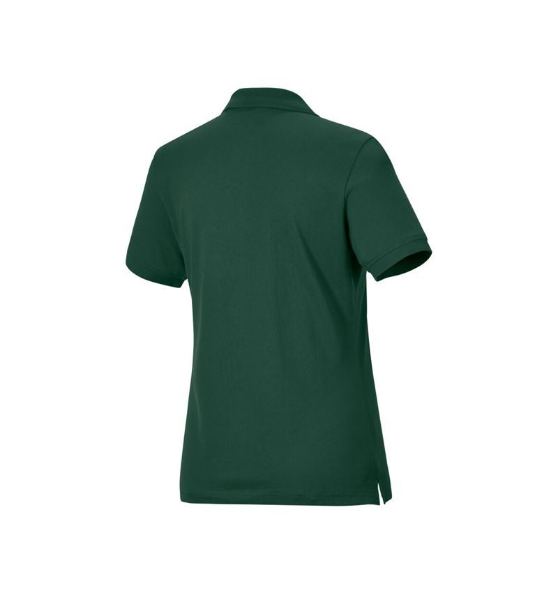 Shirts & Co.: e.s. Piqué-Polo cotton light, Damen + grün 5