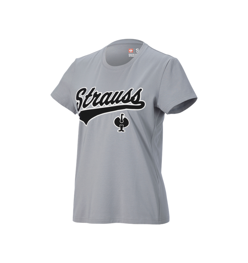 Shirts & Co.: T-Shirt e.s.e:pic, Damen + platin/schwarz 1