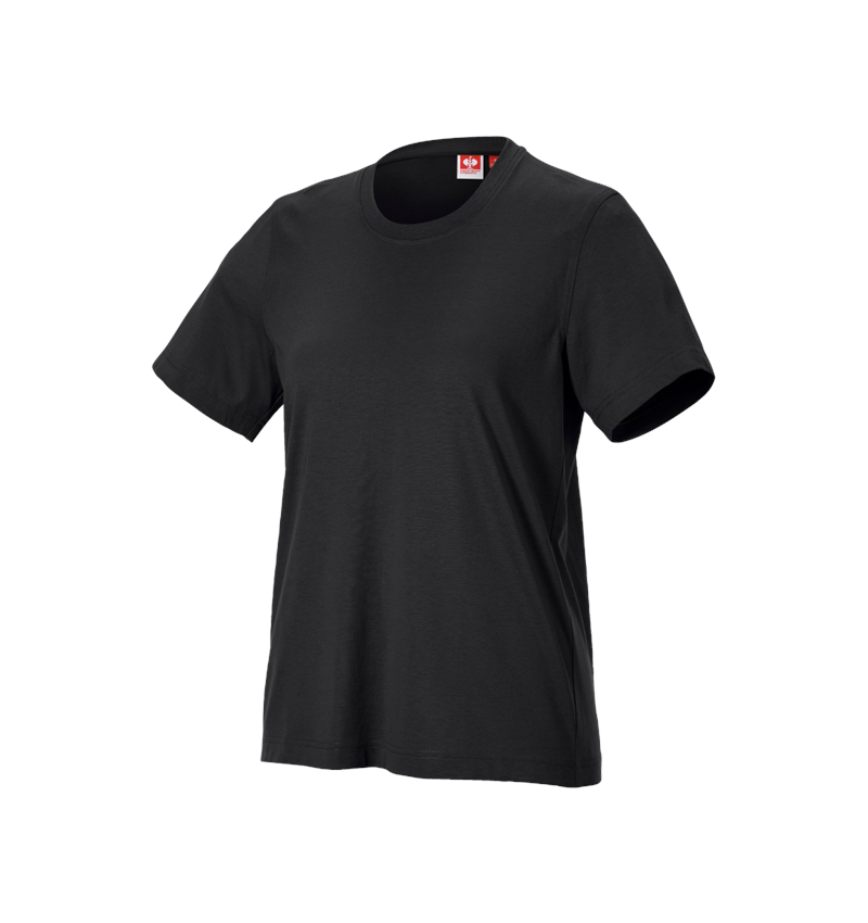 Shirts & Co.: T-Shirt e.s.industry, Damen + schwarz 1