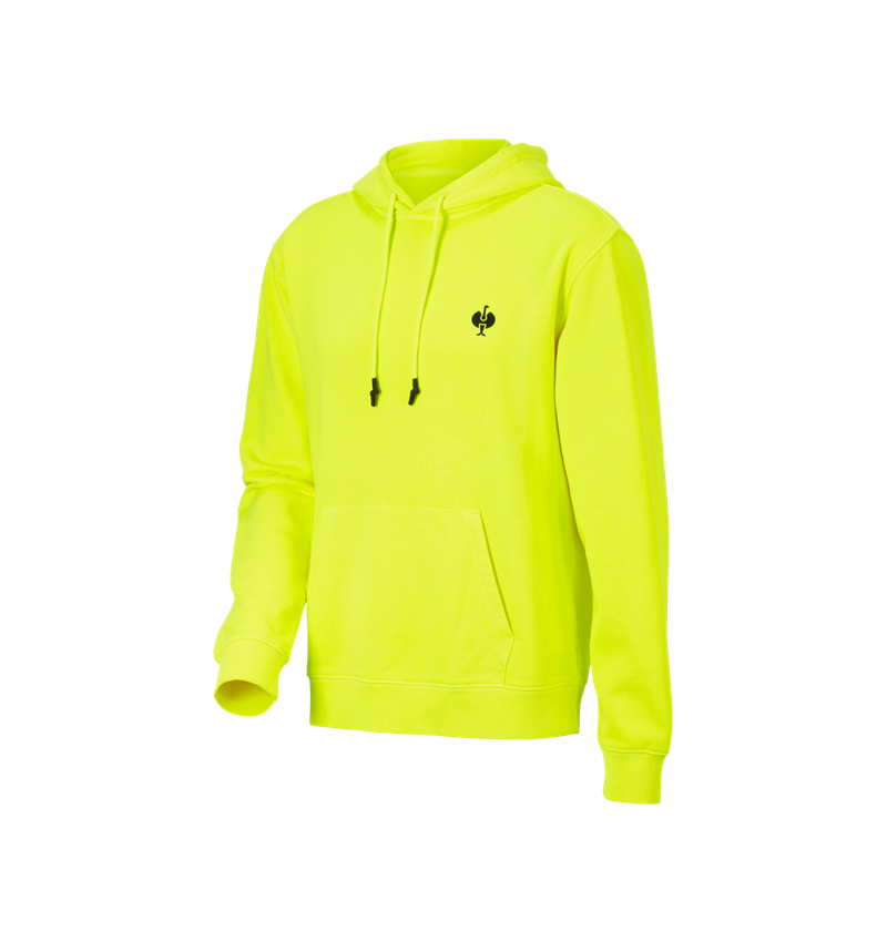 Shirts & Co.: e.s. Hoody-Sweatshirt neon + neongelb vintage 3