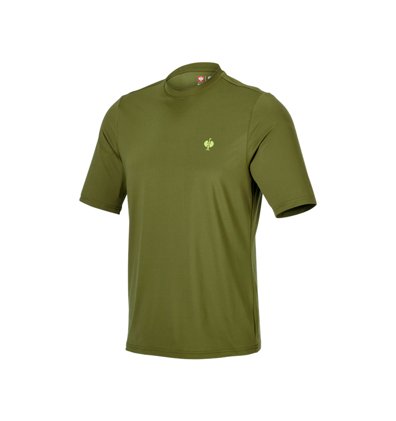 Shirts & Co.: Funktions T-Shirt UV e.s.trail + wacholdergrün/limegrün 4