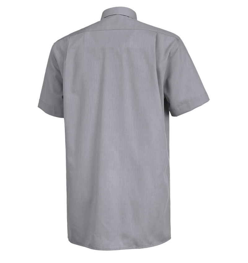 Shirts & Co.: Business Hemd e.s.comfort, kurzarm + grau melange 2