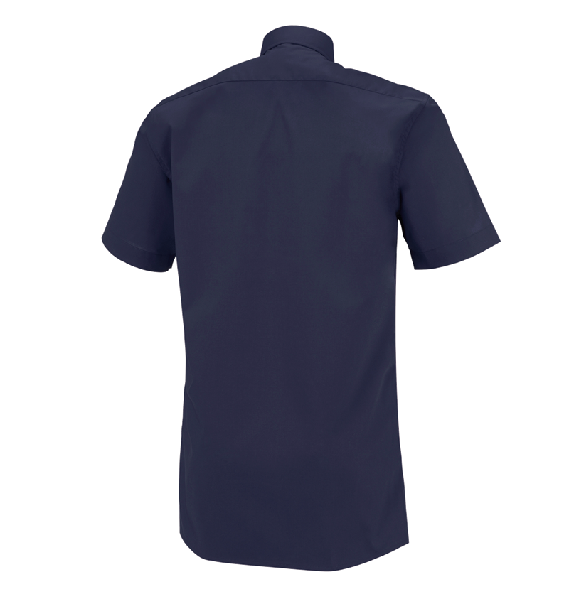 Shirts & Co.: e.s. Servicehemd kurzarm + dunkelblau 3