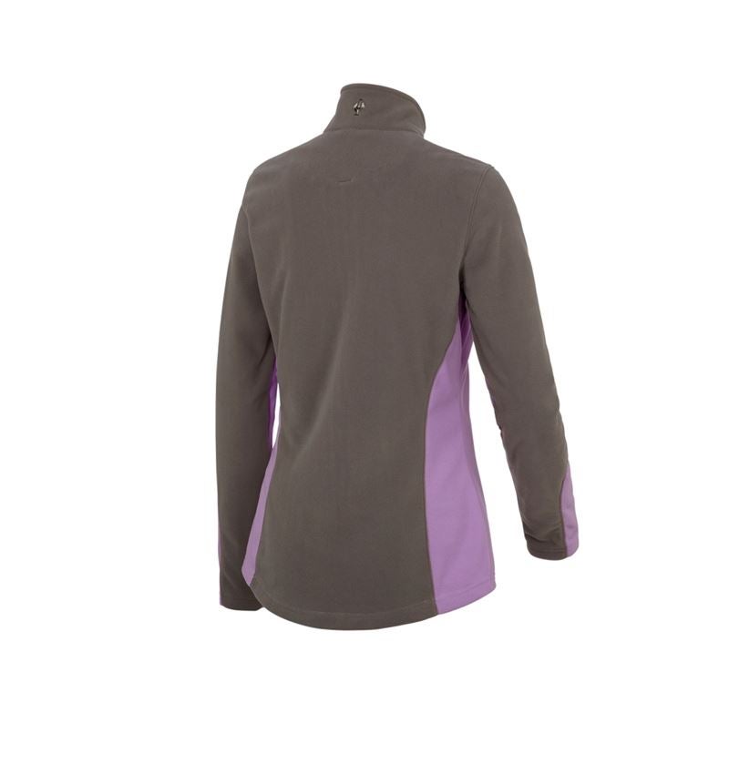 Themen: Fleece Troyer e.s.motion 2020, Damen + lavendel/stein 3