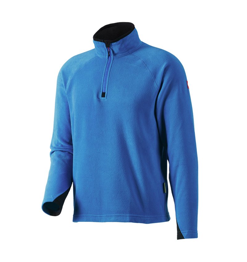 Galabau / Forst- und Landwirtschaft: Microfleece Troyer dryplexx® micro + enzianblau