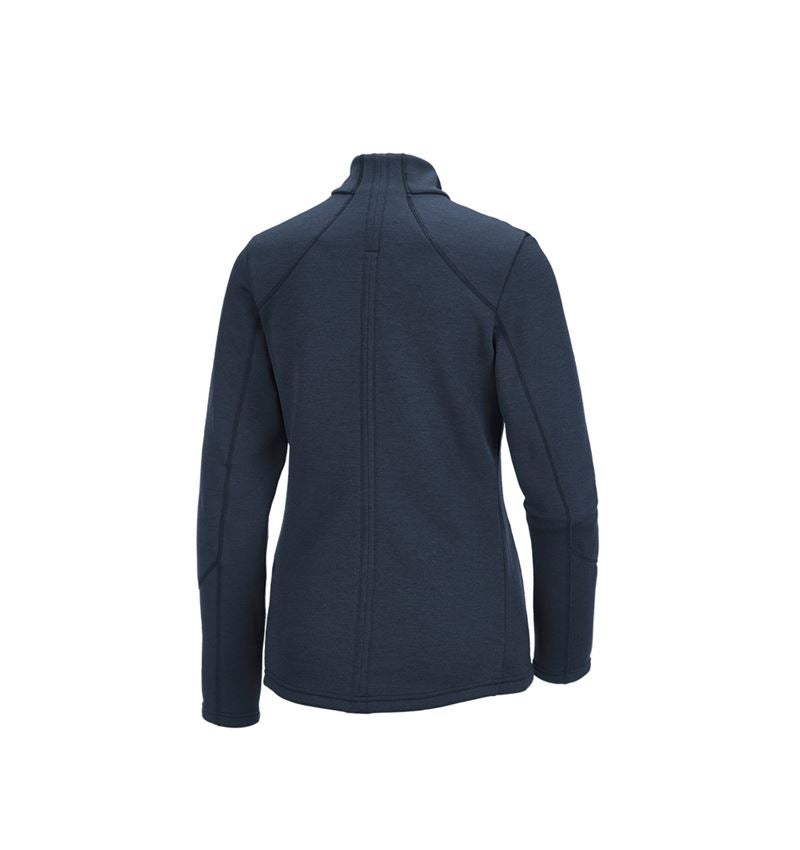 Jacken: e.s. Funktions Sweatjacke melange, Damen + pazifik melange 3