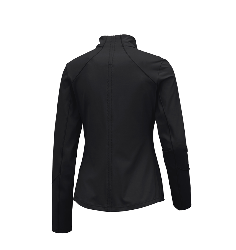 Themen: e.s. Funktions Sweatjacke solid, Damen + schwarz 2