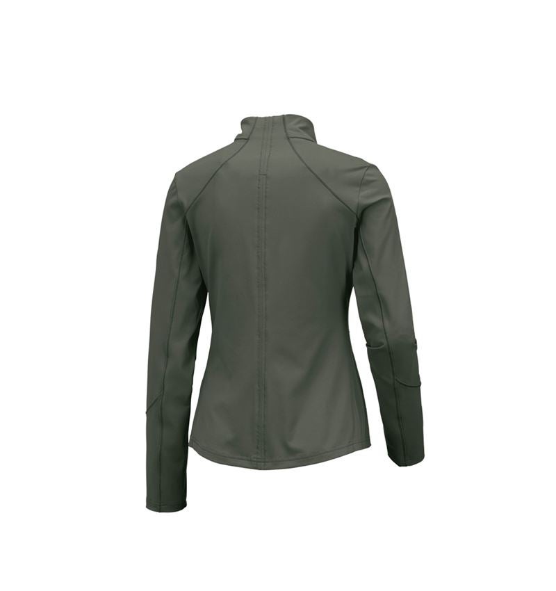 Shirts & Co.: e.s. Funktions Sweatjacke solid, Damen + thymian 2