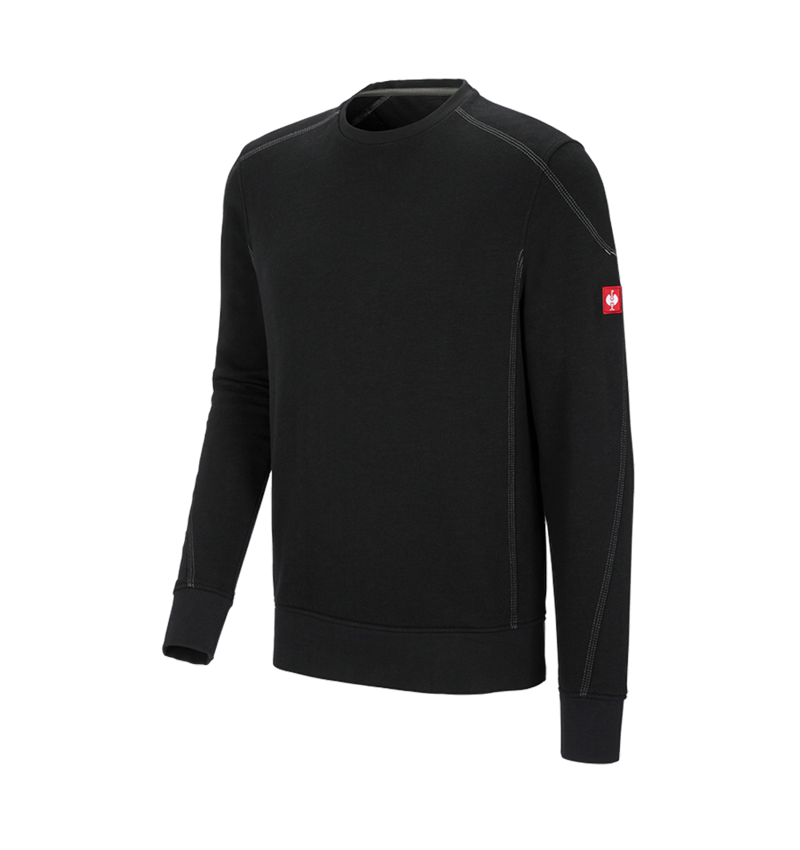 Themen: Sweatshirt cotton slub e.s.roughtough + schwarz 4